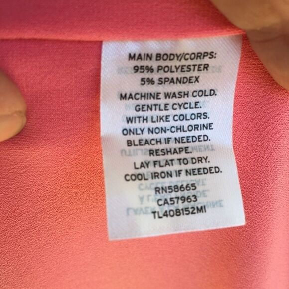 Leith Pink Stretch Sleeveless Bodycon Valentine Date Night Dress S - Picture 5 of 6